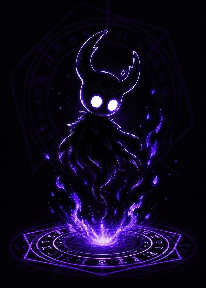 The Knight from Hollow Knight