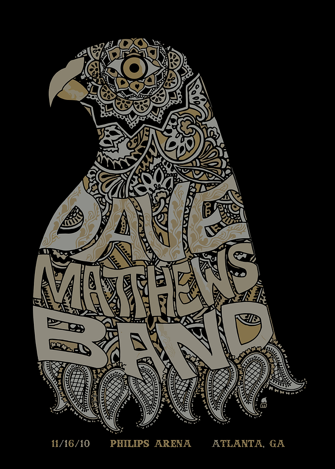 Dave Matthews Band Eagle Poster