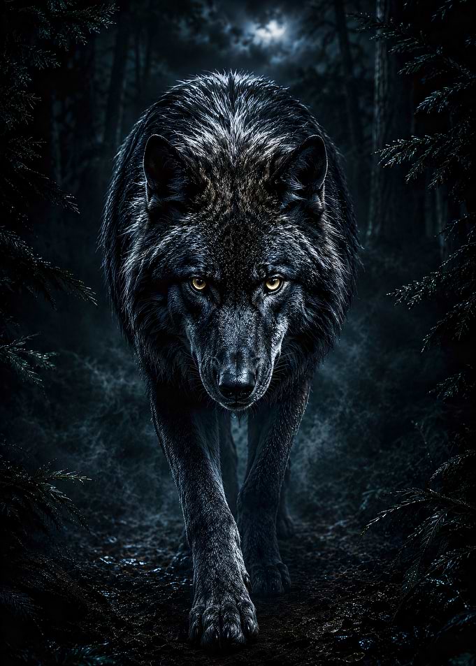 Wolf in a Dark Forest