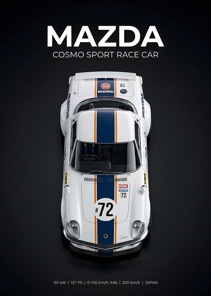 Mazda Cosmo Sport Race Car
