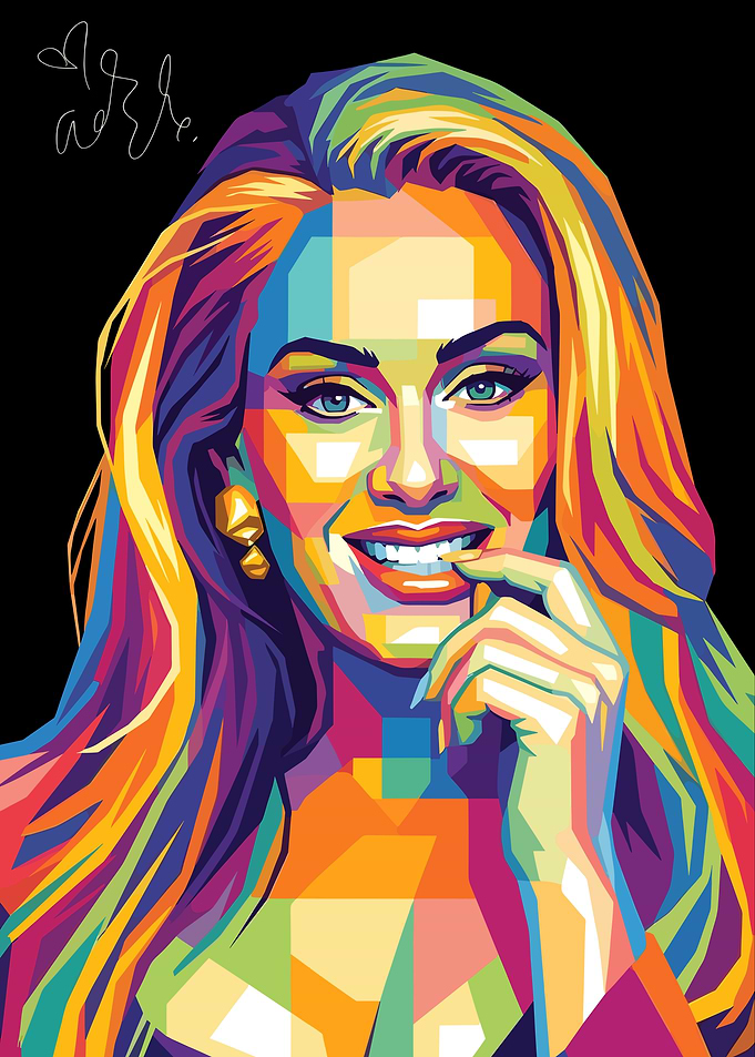 Adele Pop Art Portrait