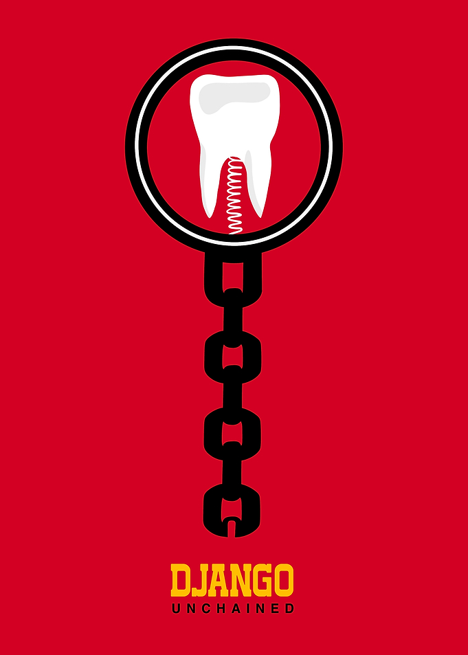 Django Unchained Tooth Chain Poster