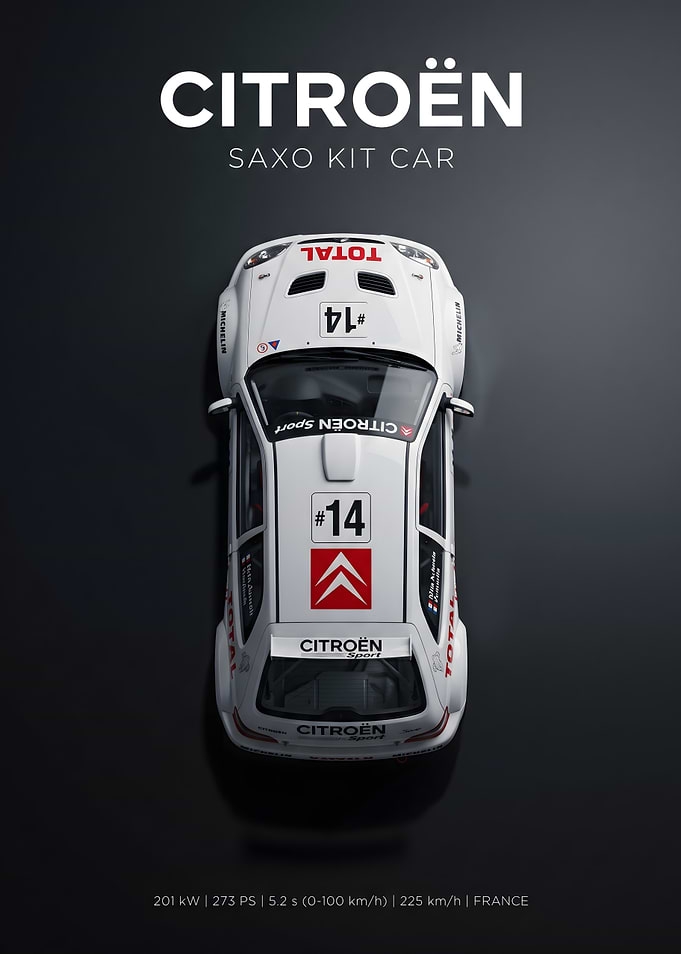 Citroën Saxo Kit Car Top View