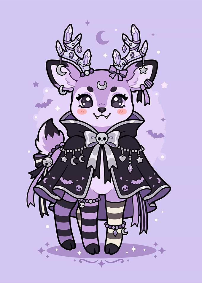 Gothic Vampire Deer