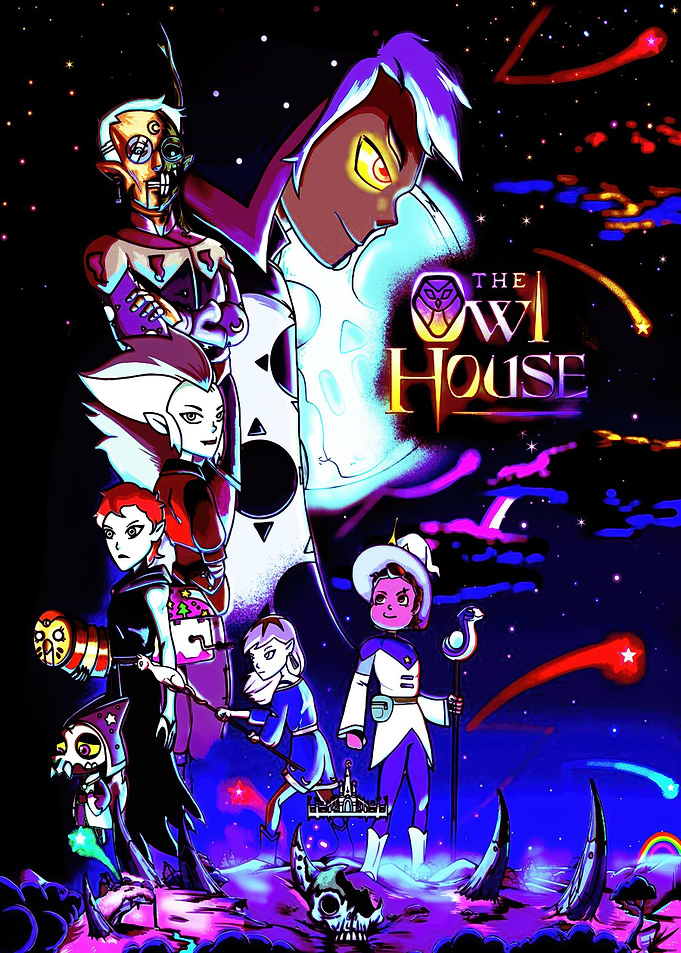 The Owl House Characters in Space
