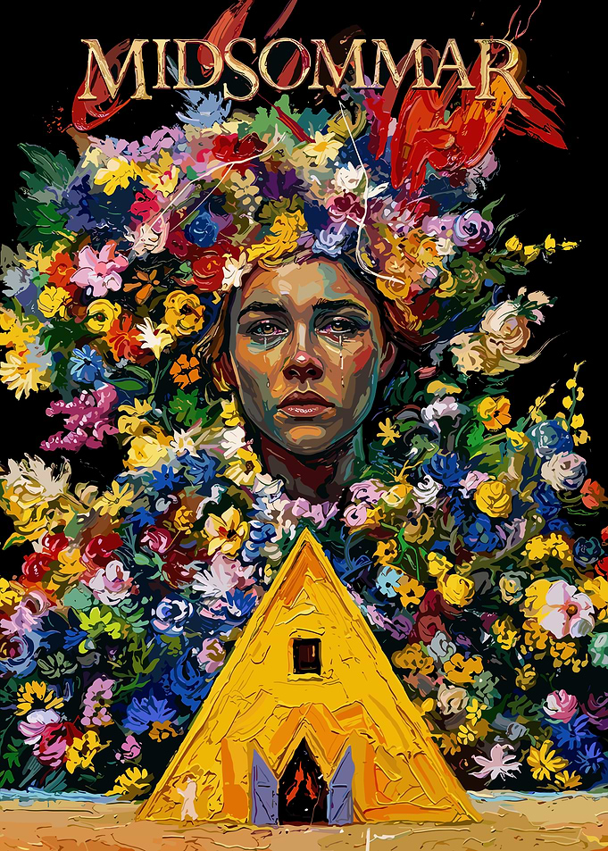 Midsommar Movie Poster Painting Art