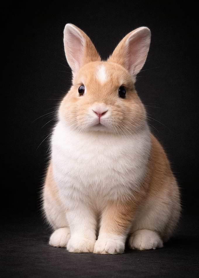 Cute Bunny Rabbit Portrait
