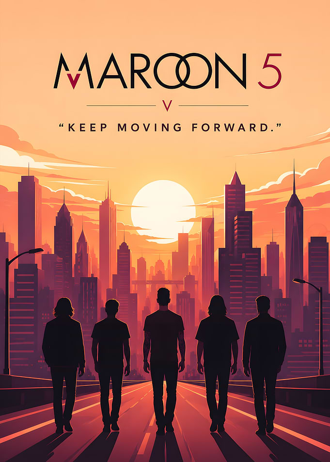 Maroon 5 'Keep Moving Forward' Album Art