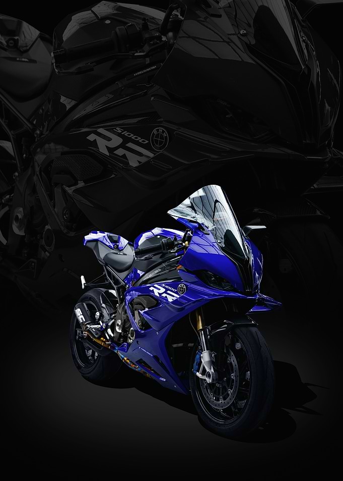 BMW s1000RR Blue
