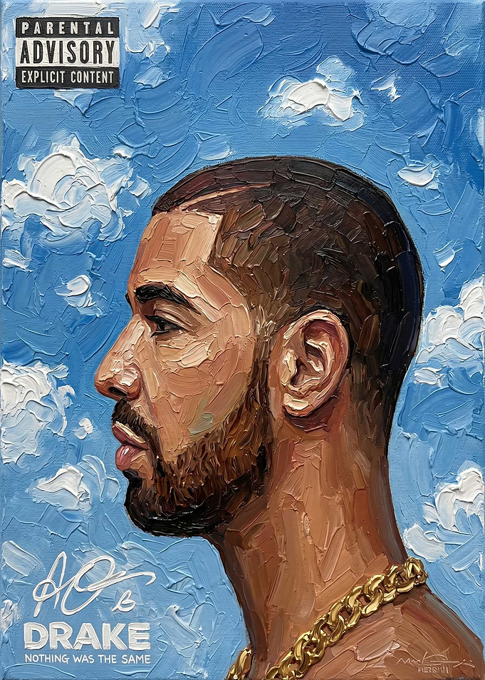 Drake Nothing Was The Same Album Cover Painting