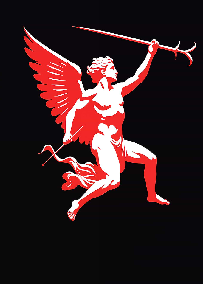 Winged Figure with Spear