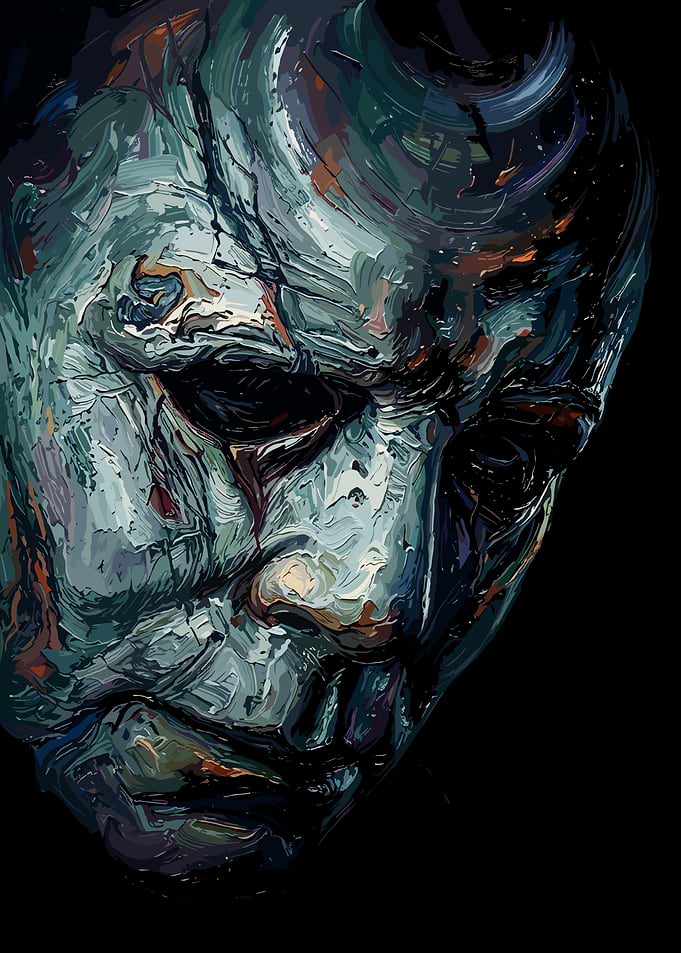 Michael Myers Mask Painting