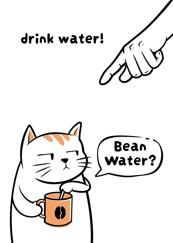 Cat ignore drink water