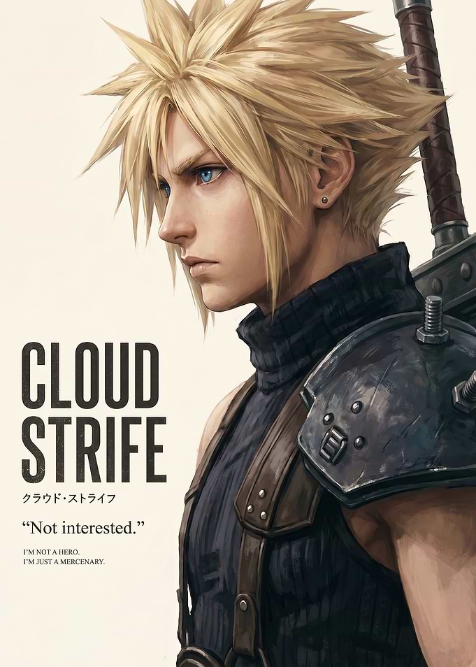 Cloud Strife Portrait