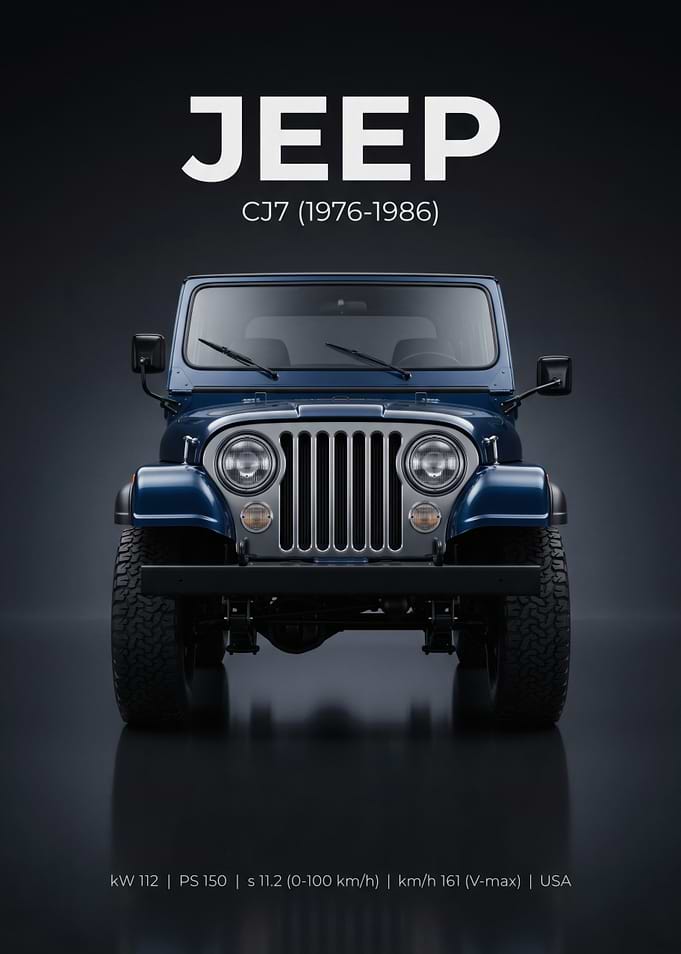 Jeep CJ7 Poster