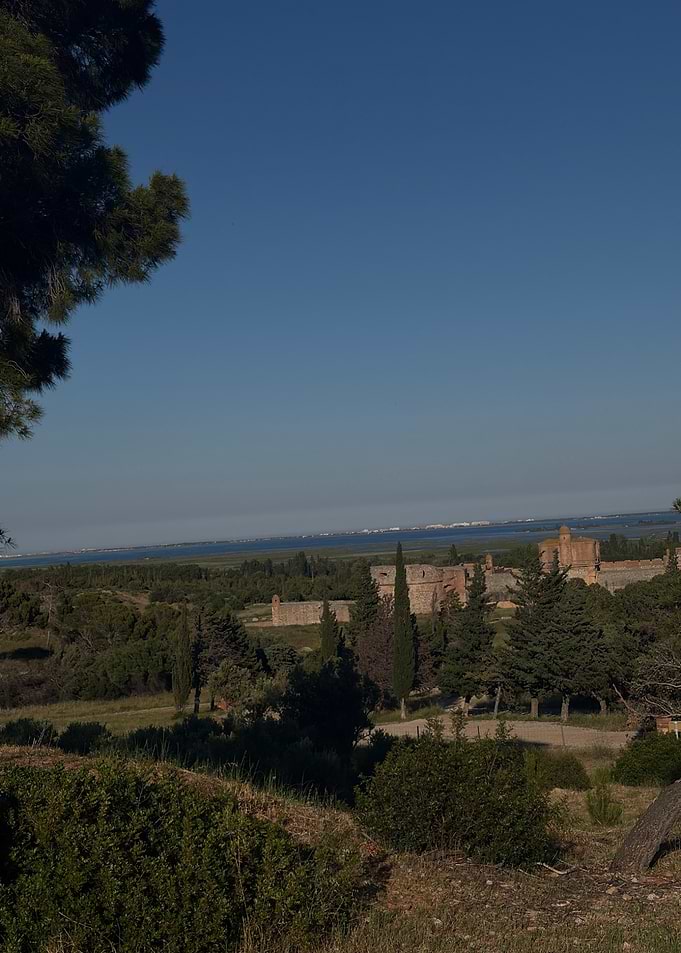 Ancient ruins by the sea