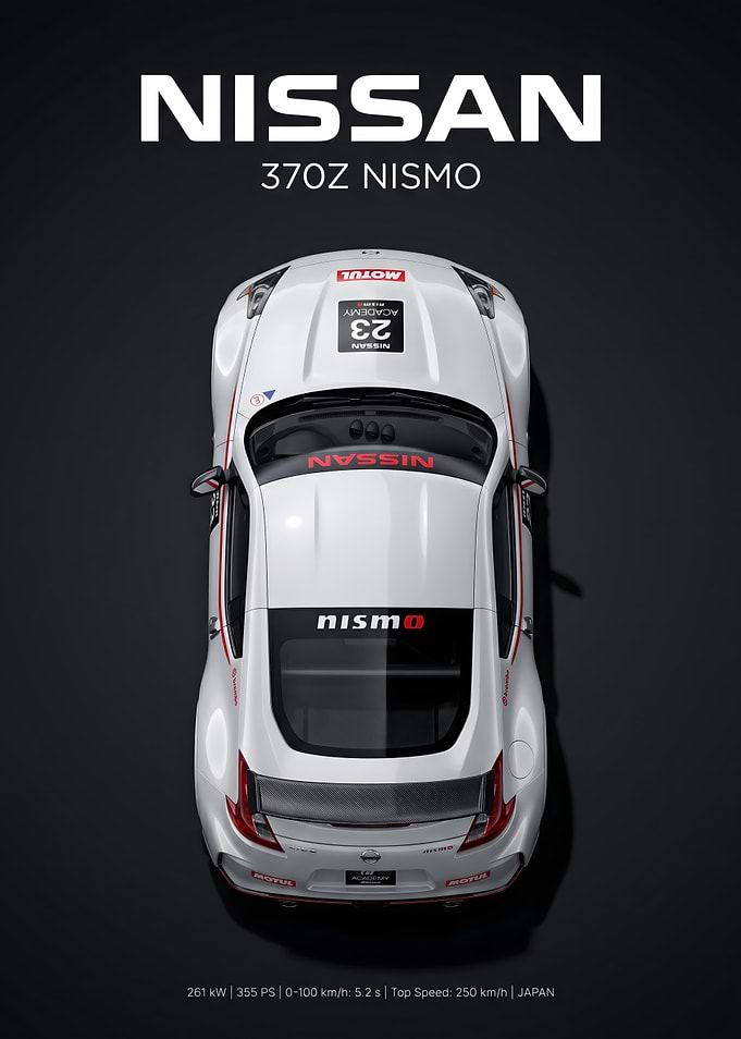 Nissan 370Z Nismo Top View