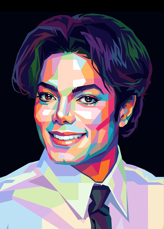 Michael Jackson Pop Art Portrait