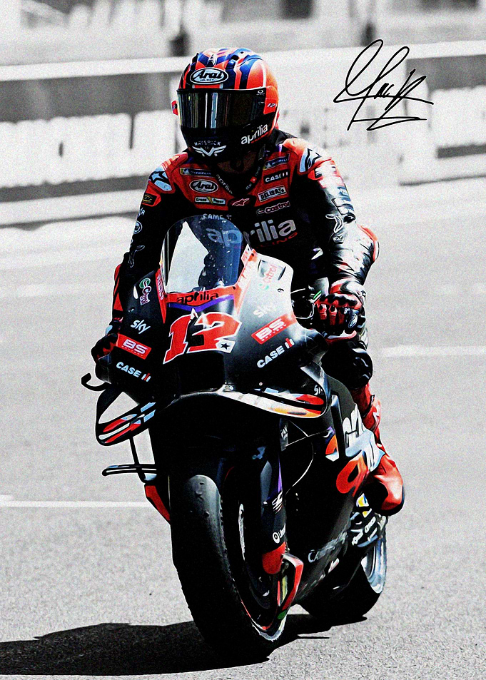 Maverick Vinales Racing Motorcycle