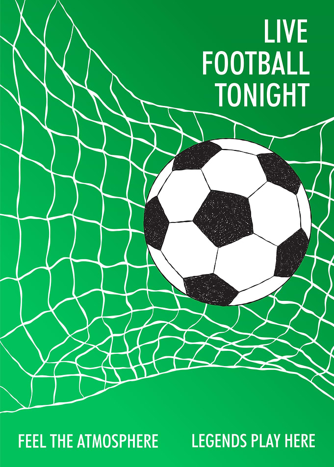 Live Football Tonight Poster