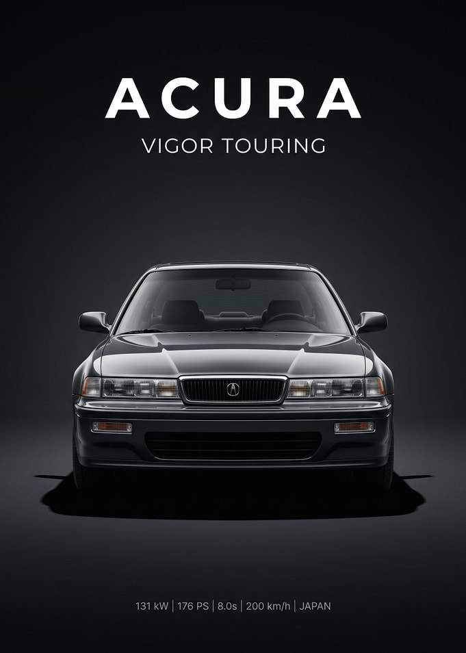 Acura Vigor Touring Car Poster