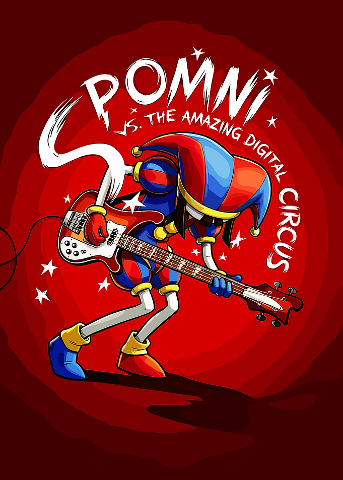 Pomni Playing Guitar