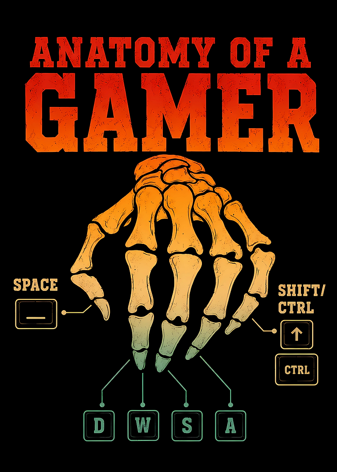 Anatomy of a Gamer Skeleton Hand