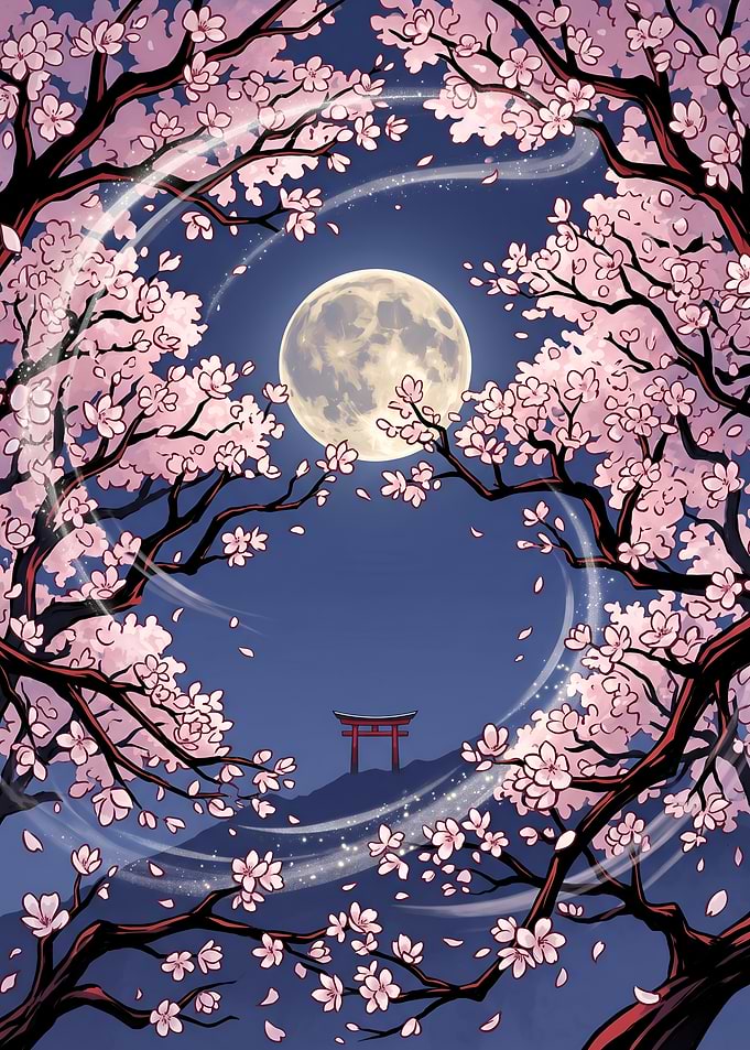 Sakura Night and the Sacred Gate