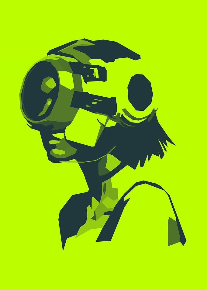 Sci-fi Character with Goggles