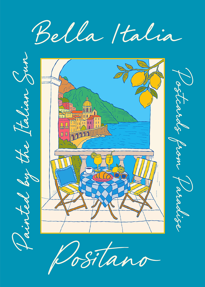 Positano Bella Italia Balcony View