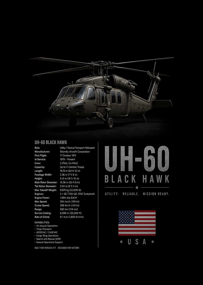 UH-60 Black Hawk Helicopter
