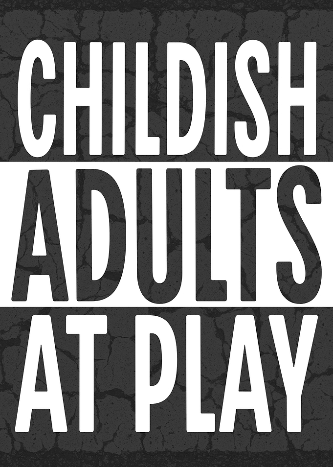 Funny Childish Board Game Room Wall Art