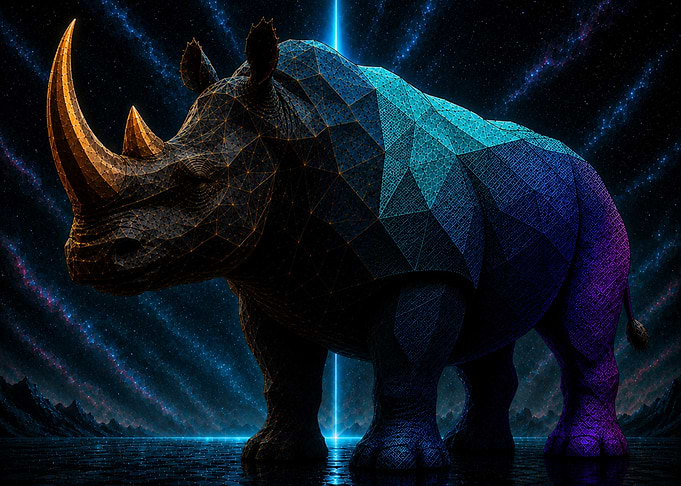 Geometric Rhinoceros in Cosmic Landscape