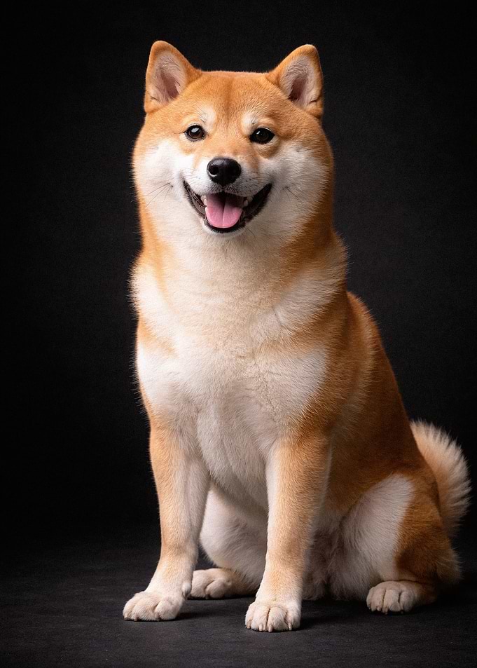 Shiba Inu Dog Portrait