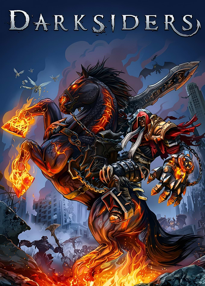 Darksiders Game Cover Art