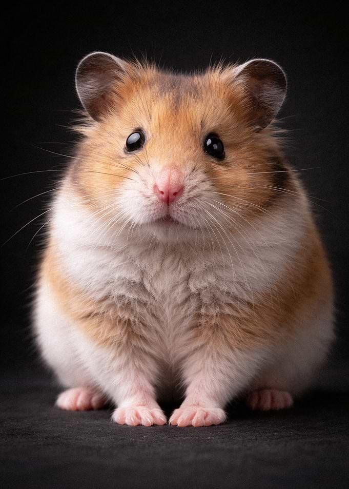 Cute Hamster Portrait