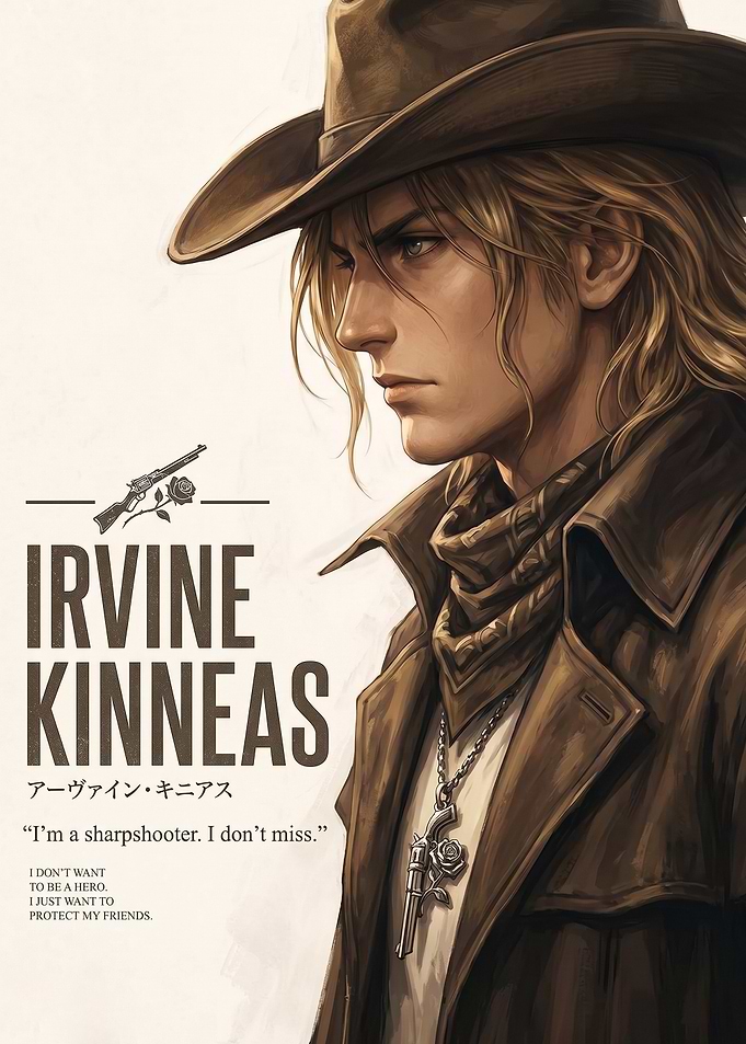 Irvine Kinneas Cowboy Portrait