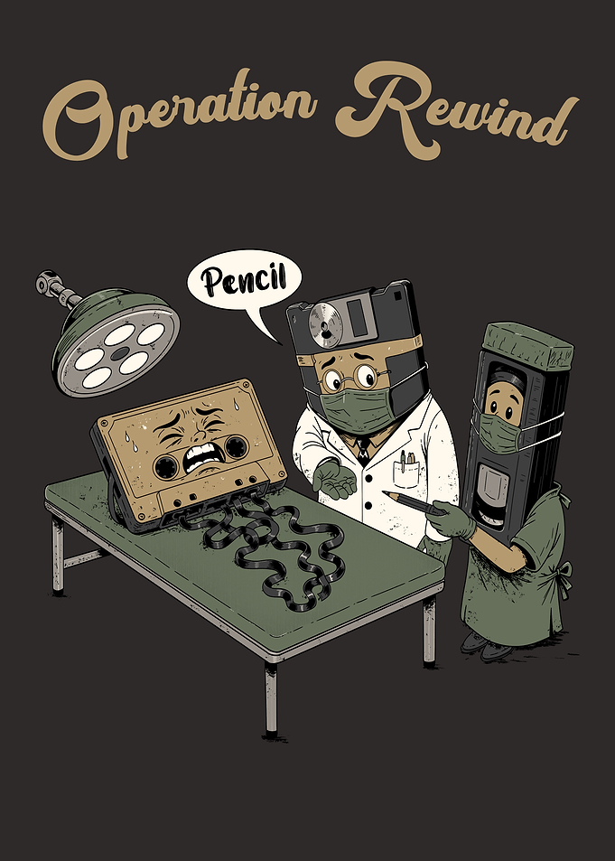 Operation Rewind Cassette Tape