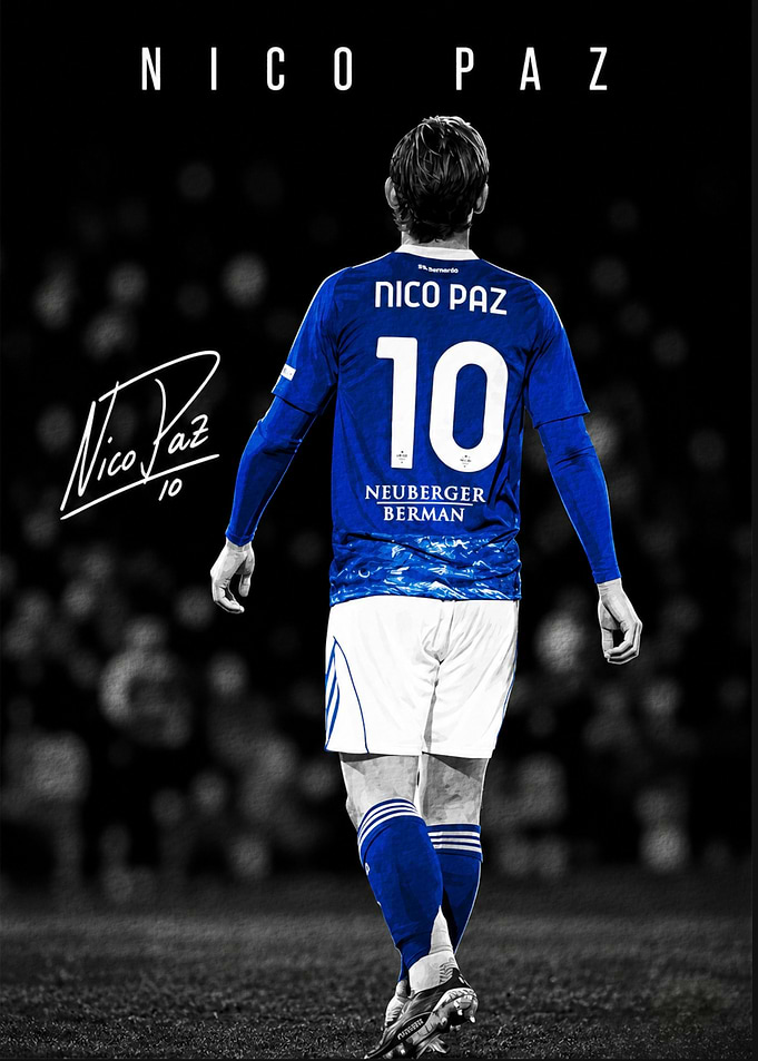 Nico Paz Soccer Jersey