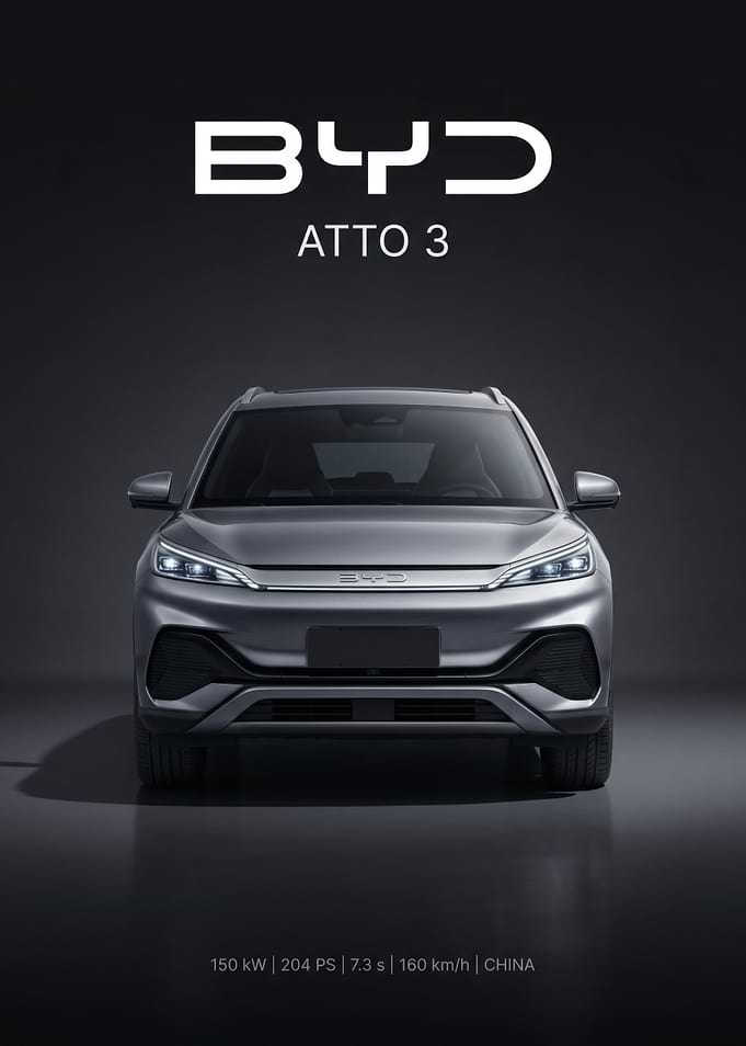 BYD ATTO 3 car