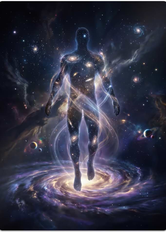 Cosmic Human Figure