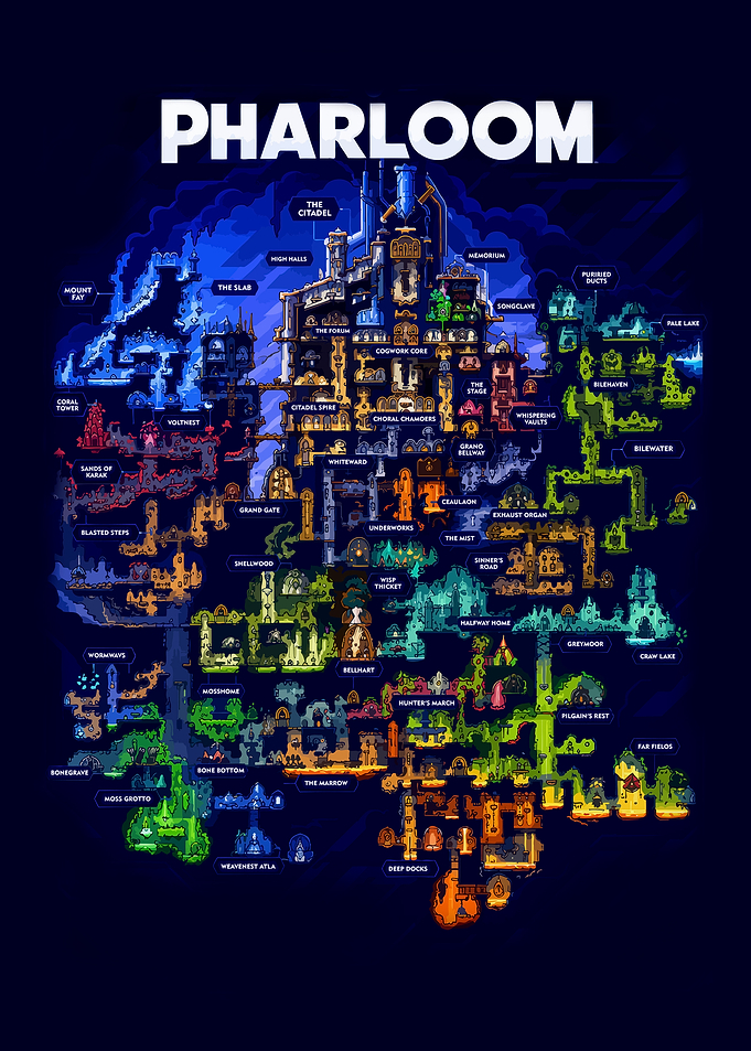 Pharloom Game Map Hollow Knight