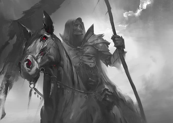 Grim Reaper on Horseback