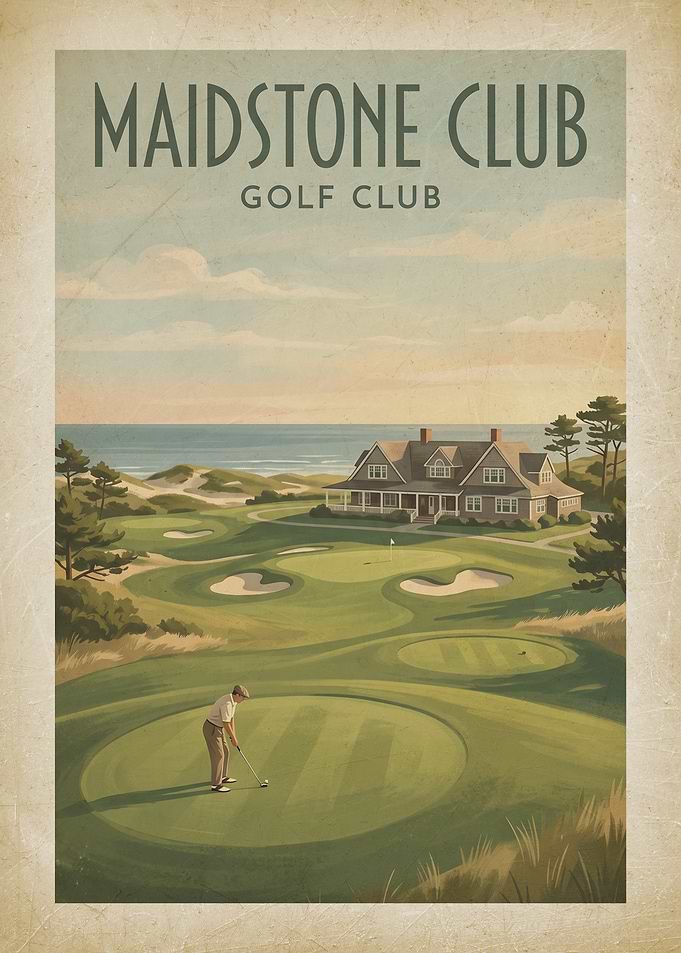 Maidstone Club Golf Poster