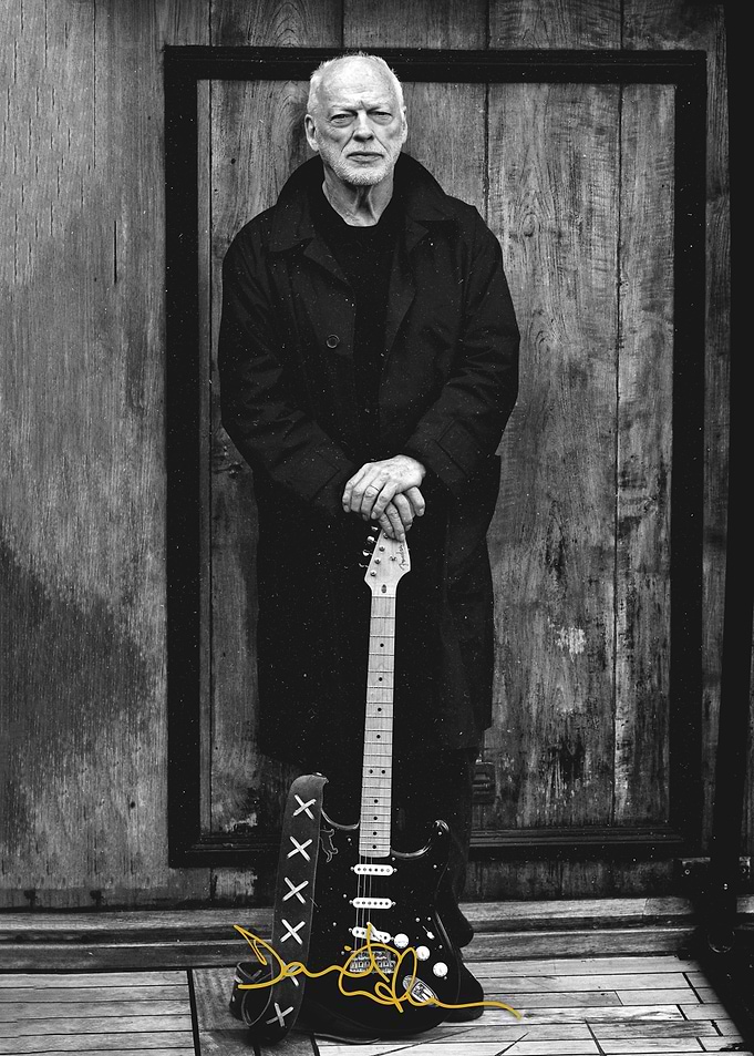 David Gilmour with Guitar