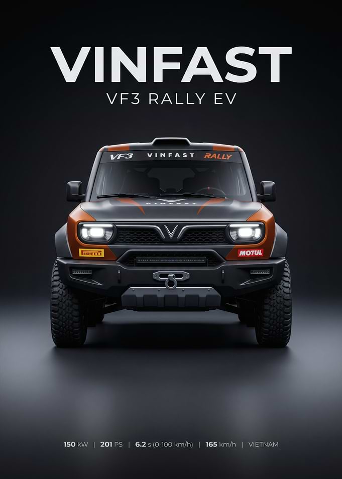 VinFast VF3 Rally EV Concept Car