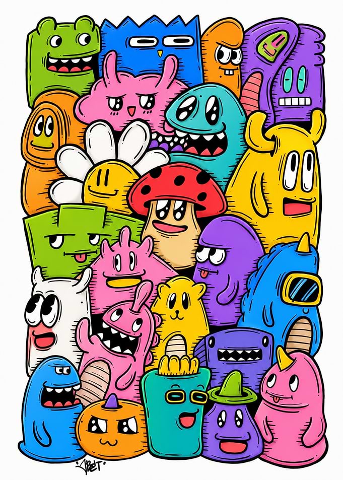 Doodle Monsters Collection