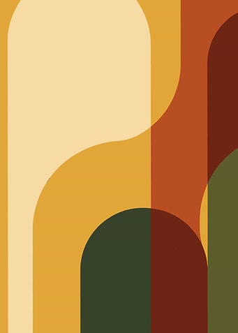 Retro Abstract Geometric Shapes