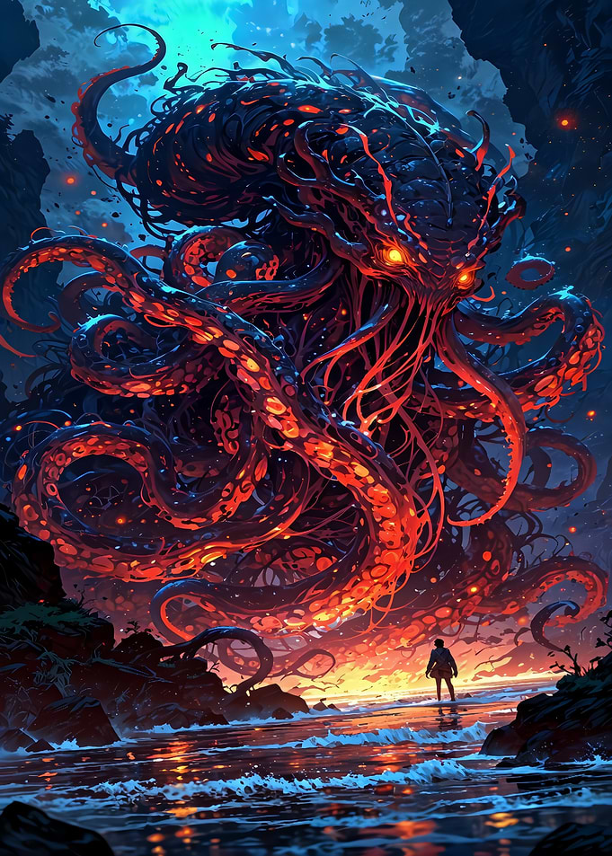 Cosmic Horror on a Beach