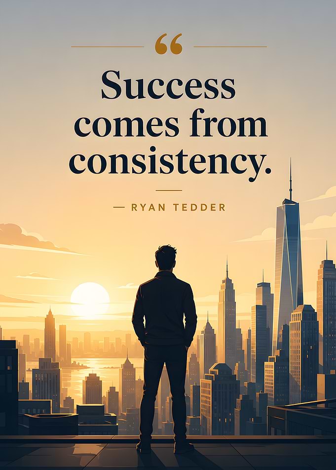 Success Comes From Consistency Quote